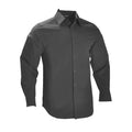 Camisa de manga larga para hombre transpirable y de secado rápido, color gris
