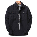 Camisa de hombre con mangas desmontables tejido de nailon, color negro