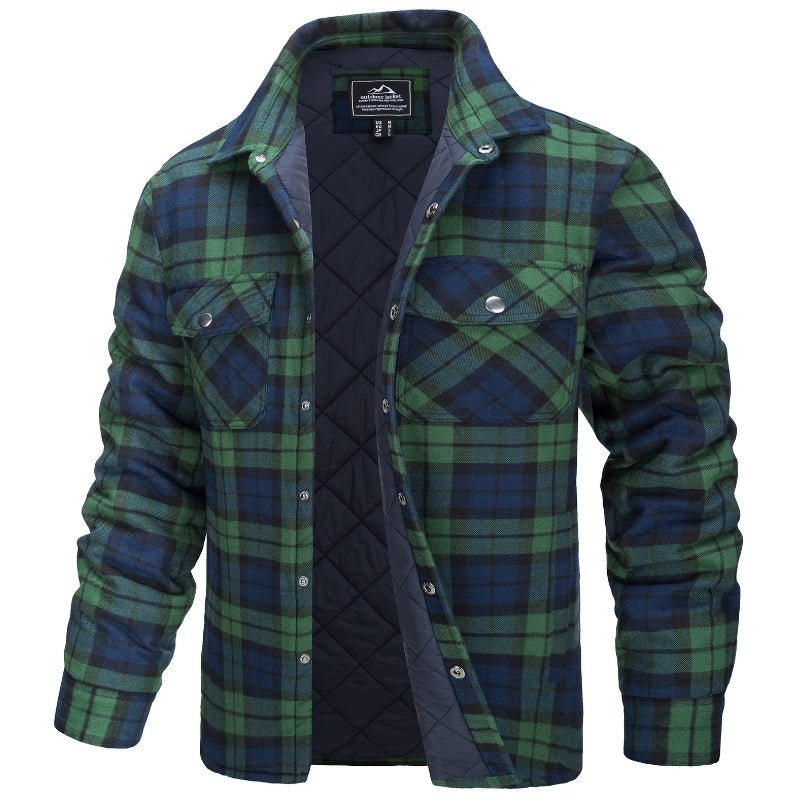 Chaqueta Dalon de uso diario moderna y elegante para hombre verde