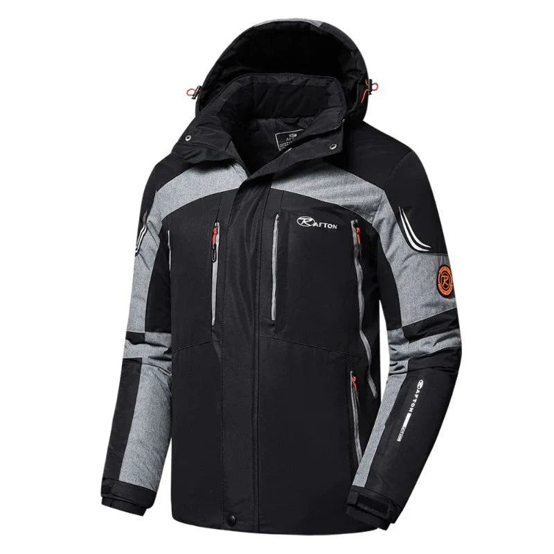 Chaqueta Ellius térmica acolchada e impermeable para hombre negra