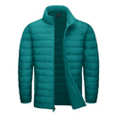 Chaqueta Level térmica monocolor acolchada para hombre verde esmeralda