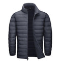 Chaqueta Level térmica monocolor acolchada para hombre gris oscuro