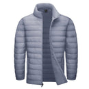 Chaqueta Level térmica monocolor acolchada para hombre gris claro