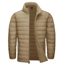 Chaqueta Level térmica monocolor acolchada caqui para hombre