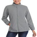  Chaqueta Moly versátil deportiva ajustada para mujer gris claro