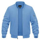 Chaqueta Murrai con forro deportivo de alta calidad azul claro para hombre