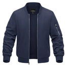 Chaqueta Murrai azul marino con forro deportivo de alta calidad para hombre