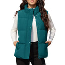 Chaleco acolchado para mujer, transpirable, suave y cómodo Material exterior: Poliéste, color verde