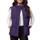 Chaleco acolchado para mujer, transpirable, suave y cómodo Material exterior: Poliéste, color violeta