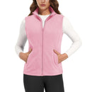 Chaleco polar para mujer material poliéster, color rosa