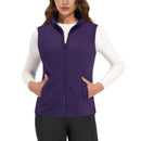 Chaleco polar para mujer material poliéster, color violeta