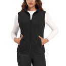 Chaleco polar para mujer material poliéster, color negro