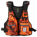 Chaleco salvavidas duradero, impermeable y con tejido Oxford ripstop, color naranja