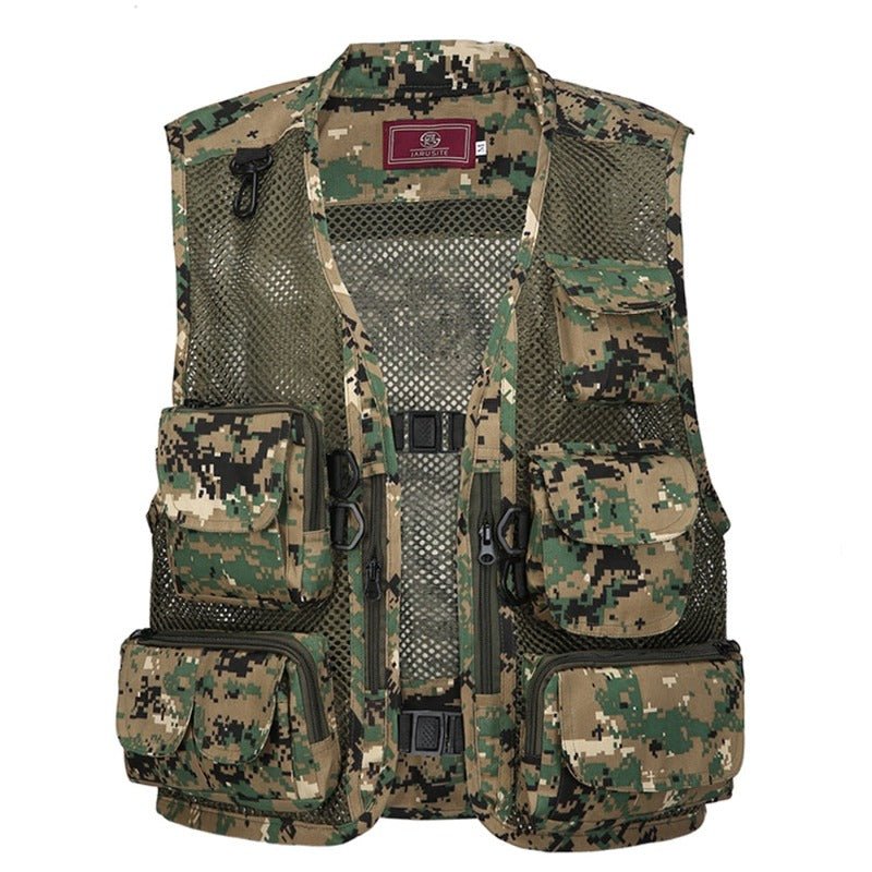 Chaleco para actividades deportivas tejido duradero de alta calidad, resistente al desgarro y al agua, camuflado ejército