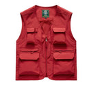 Chaleco para actividades deportivas;
Tejido: nailon, color rojo