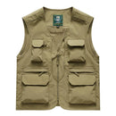 Chaleco para actividades deportivas;
Tejido: nailon, color caqui