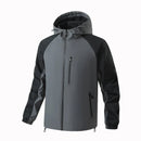 Chaqueta deportiva para hombre,
A prueba de viento, impermeable y térmico cinza.