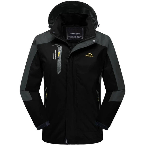 Chaqueta cortavientos estampada para hombre.
Goma suave e impermeable que protege del agua y del viento,azul-verde.