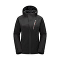 Chaqueta cortavientos para mujer con forro térmico.
Capucha, bolsillos con cremallera, bolsillo en el pecho, negro.