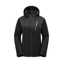 Chaqueta cortavientos para mujer con forro térmico.
Capucha, bolsillos con cremallera, bolsillo en el pecho, negro.