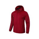 Chaqueta cortavientos deportiva para hombre con forro.
Impermeabilidad 3000mmh20
Con capucha, bolsillos para las manos, rojo.