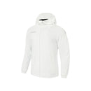 Chaqueta cortavientos deportiva para hombre con forro.
Impermeabilidad 3000mmh20
Con capucha, bolsillos para las manos, blanco.