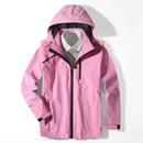 Chaqueta cortavientos impermeable para mujer con
Bolsillos laterales, bolsillo frontal con cremallera, bolsillo interior, capucha extraíble;
Ultra ligero y cómodo, rosa.