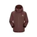 Chaqueta cortavientos impermeable para hombre,
Modelo holgado y de gran tamaño, marrón.