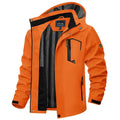 Chaqueta cortavientos impermeable para hombre,
Ligero, transpirable, resistente al desgaste.
Bolsillos para las manos y un bolsillo en el pecho con cremallera, capucha, naranja.