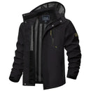 Chaqueta cortavientos impermeable para hombre,
Ligero, transpirable, resistente al desgaste.
Bolsillos para las manos y un bolsillo en el pecho con cremallera, capucha, negro.
