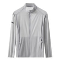 Chaqueta cortavientos ultraligera para hombre, con protección solar UPF 40+, gris