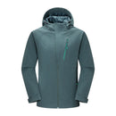 Chaqueta cortavientos forrada con capucha para hombre tejido de poliéster, color verde