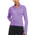 Chaqueta cortavientos para mujer, con protección UPF 50+, lila