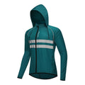 Cortavientos para hombre impermeable y a prueba de viento capucha desmontable y ajustable con cordón, color azul