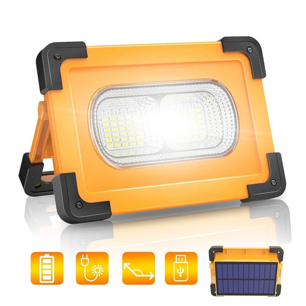 
Linterna solar com carregamento 
USB


