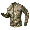 Chaqueta cortavientos para hombre con bolsillos. Ligero y resistente al agua, caqui.