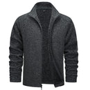 Chaqueta térmica de poliéster negra para hombre