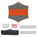 Kit de lona y accesorios para acampar.Montanha