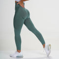 Leggings deportivos para mujer material: poliéster, color verde