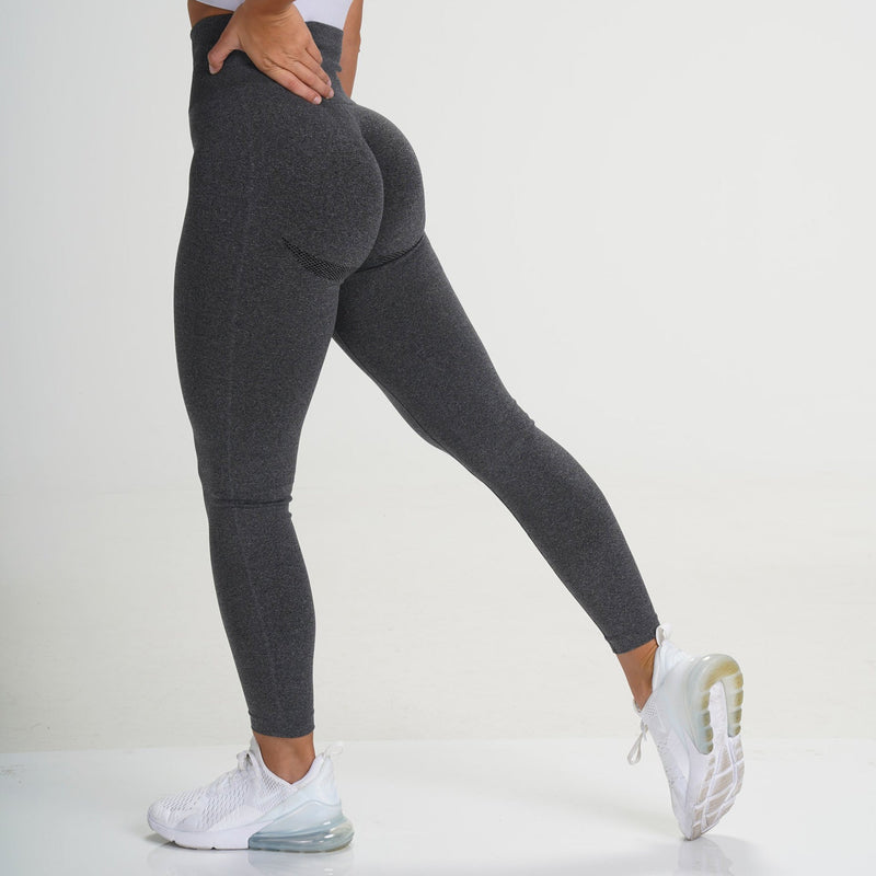 Leggings deportivos para mujer material: poliéster, color negro