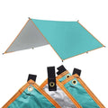 Lona de supervivencia, refugio para hamacas, cubierta de cocina exterior, carpa sencilla, tapete para carpa, lona para el suelo y sombra instantánea