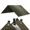 Lona de supervivencia, refugio para hamacas, cubierta de cocina exterior, carpa sencilla, tapete para carpa, lona para el suelo y sombra instantánea