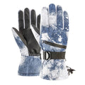 Guantes térmicos forrados, pantalla táctil, impermeables y cortavientos, con doble sistema de aislamiento térmico y cierre con hebilla
