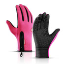 Guantes de invierno impermeable, color rosa