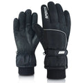 Guantes forrados de pelo, impermeables, resistentes al viento y cálidos