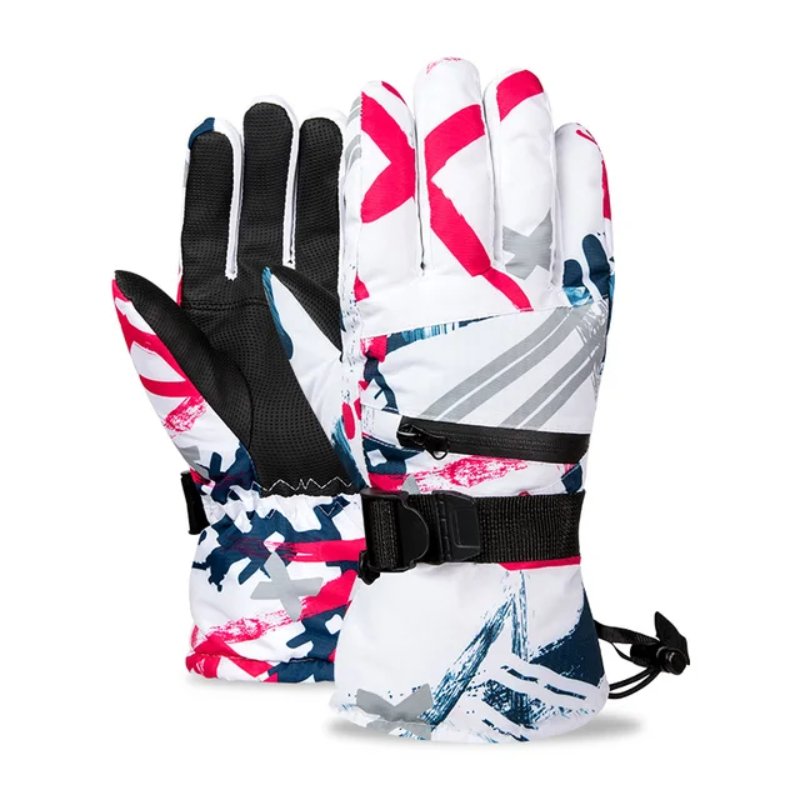 Guantes térmicos forrados para nieve, pantalla táctil, impermeables y cortavientos