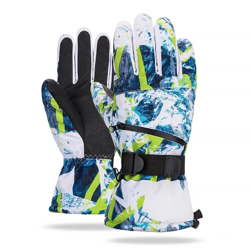 Guantes térmicos forrados para nieve, pantalla táctil, impermeables y cortavientos