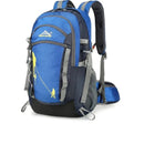 Mochila impermeable de 35L. azul