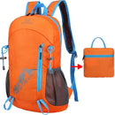 Mochila Impermeable deportiva plegable unisex, Resistente a rayones, color naranja