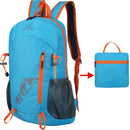 Mochila Impermeable deportiva plegable unisex, Resistente a rayones, color azul claro